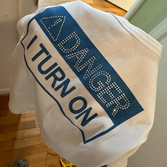 DOLLS KILL Danger I Turn On top baby tee - Picture 3 of 3